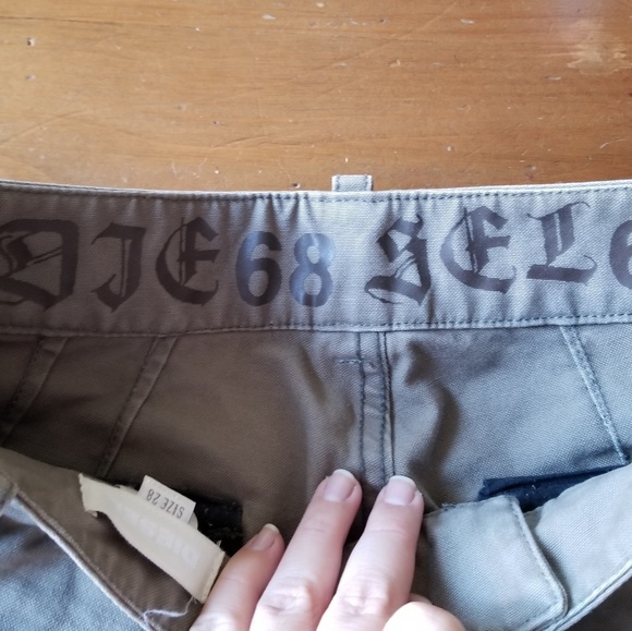 Women's Diesel motorcycle shorts sz28 - Picture 3 of 6